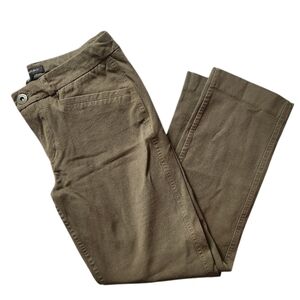 Army Green Straight Leg Pant